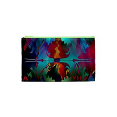 Background Sci Fi Fantasy Colorful Cosmetic Bag (xs)