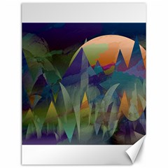 Mountains Abstract Mountain Range Canvas 12  X 16  by Nexatart