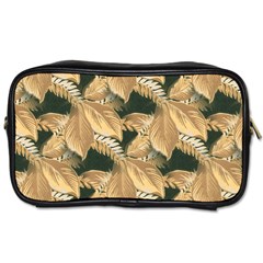 Scrapbook Leaves Decorative Toiletries Bag (two Sides)