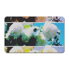 Faded Snowball Branch Collage (ii) Magnet (rectangular) by okhismakingart