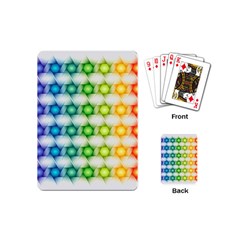 Background Colorful Geometric Playing Cards Single Design (mini) by Pakrebo