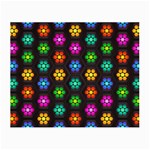 Pattern Background Colorful Design Small Glasses Cloth (2 Sides)