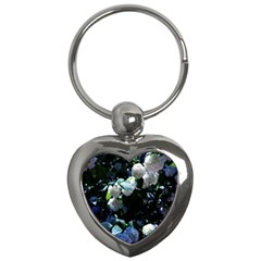 Blue Snowballs Ii Key Chain (heart) by okhismakingart