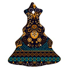 African Pattern Christmas Tree Ornament (two Sides) by Sobalvarro