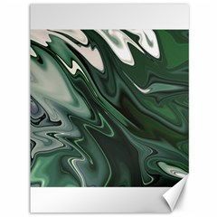 Green Marble Digital Abstract Canvas 36  X 48  by Pakrebo