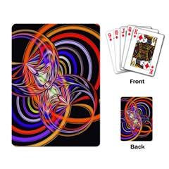 Multicolor Multi Color Circles Playing Cards Single Design (rectangle) by Pakrebo