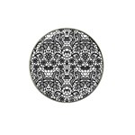 Lace Seamless Pattern With Flowers Hat Clip Ball Marker (10 pack)