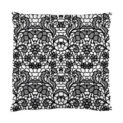 Lace Seamless Pattern With Flowers Standard Cushion Case (two Sides) by Sobalvarro