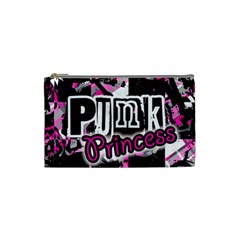 Punk Princess Cosmetic Bag (small) by ArtistRoseanneJones