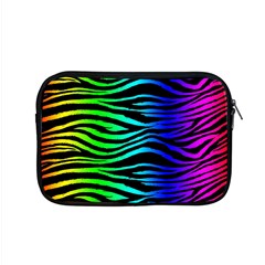 Rainbow Zebra Apple Macbook Pro 15  Zipper Case by ArtistRoseanneJones