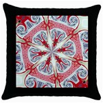 Kaleidoscope Background Bottles Throw Pillow Case (Black)