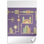 Background Infographic Travel Canvas 12  x 18 