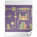 Background Infographic Travel Canvas 36  x 48 