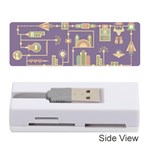 Background Infographic Travel Memory Card Reader (Stick)