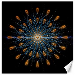 Explosion Fireworks Flare Up Canvas 16  X 16  by Pakrebo
