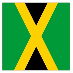 Jamaica Flag Large Satin Scarf (square) by FlagGallery