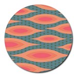 Background Non Seamless Pattern Round Mousepads