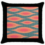 Background Non Seamless Pattern Throw Pillow Case (Black)