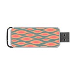 Background Non Seamless Pattern Portable USB Flash (One Side)