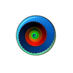 Fractal Spiral Curve Helix Hat Clip Ball Marker (10 Pack) by Pakrebo