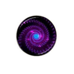 Fractal Spiral Space Galaxy Hat Clip Ball Marker by Pakrebo