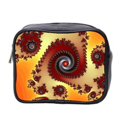 Fractal Rendering Spiral Twist Mini Toiletries Bag (two Sides) by Pakrebo