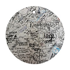 Messages Note Notitiebord Memo Ornament (round)