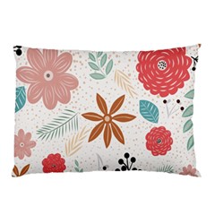 Nature Shape Leaves Flowers Art Pillow Case (two Sides) by Pakrebo