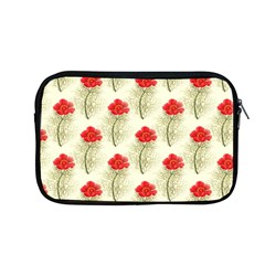 Floral Background Scrapbook Vintage Apple Macbook Pro 13  Zipper Case by Pakrebo