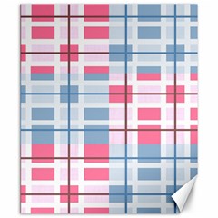 Fabric Textile Plaid Canvas 20  X 24  by HermanTelo