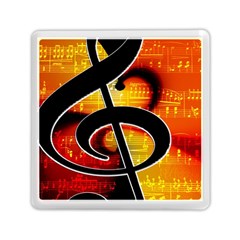 Clef Music Lines Notenblatt Memory Card Reader (square) by HermanTelo