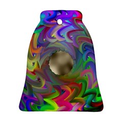 Rainbow Plasma Neon Ornament (bell) by HermanTelo