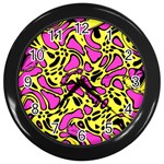 Splotchyblob Wall Clock (Black)