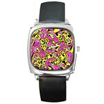 Splotchyblob Square Metal Watch