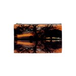 Aurora Sunset Sun Landscape Cosmetic Bag (Small) Front