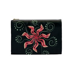 Flower Abstract Cosmetic Bag (medium) by HermanTelo