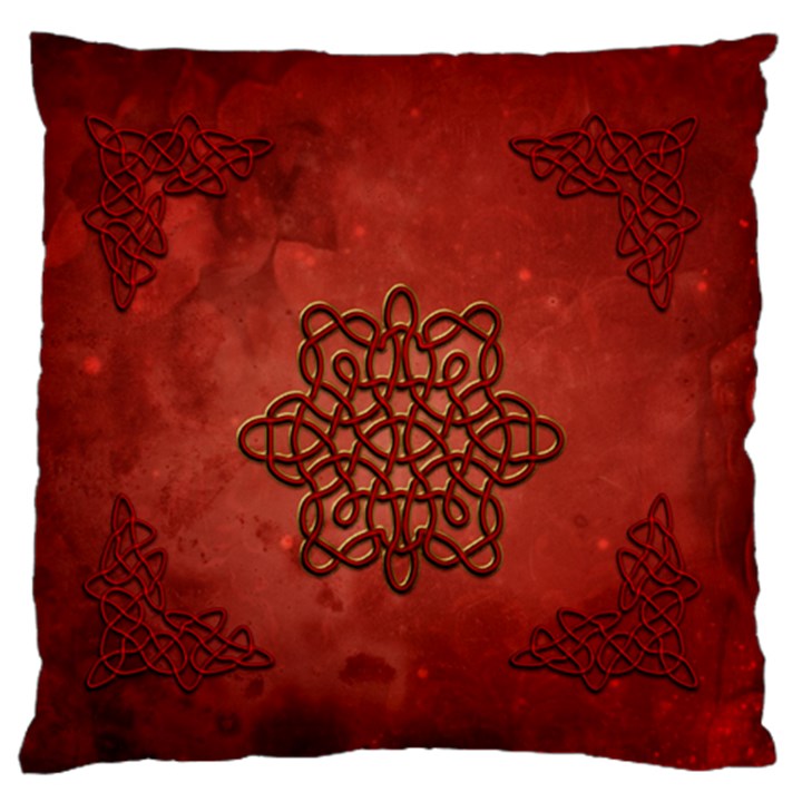 Elegant Decorative Celtic Knot Large Cushion Case (One Side)