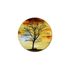 Branches Dawn Dusk Fall Golf Ball Marker (10 Pack) by Pakrebo