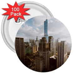 Architectural Design Architecture Buildings City 3  Buttons (100 Pack)  by Pakrebo