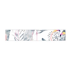 Tropical Flamingos Flano Scarf (mini) by Sobalvarro