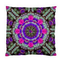 Floral To Be Happy Of In Soul Standard Cushion Case (two Sides) by pepitasart