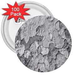 Nature Texture Print 3  Buttons (100 Pack)  by dflcprintsclothing