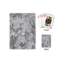 Nature Texture Print Playing Cards Single Design (mini) by dflcprintsclothing