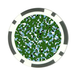 Greencamo1 Poker Chip Card Guard (10 Pack) by designsbyamerianna