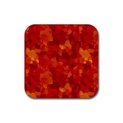 Fall Rubber Coaster (square)  by designsbyamerianna