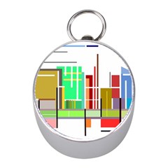 Business Finance Statistics Graphic Mini Silver Compasses by Simbadda