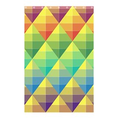 Background Colorful Geometric Shower Curtain 48  X 72  (small)  by Simbadda