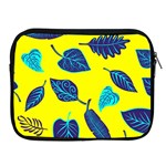 Leaves Pattern Picture Detail Apple iPad 2/3/4 Zipper Cases Front