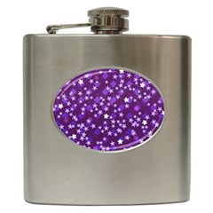 Ross Pattern Square Hip Flask (6 Oz) by HermanTelo