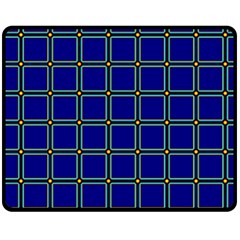 Background Pattern Design Geometric Double Sided Fleece Blanket (medium)  by Sudhe